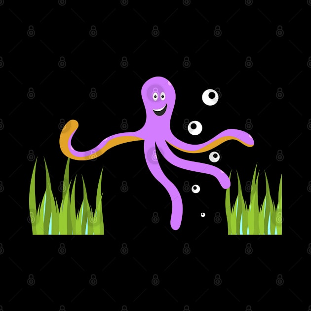 Squid Purple by Dheograft