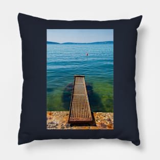 Kastel Kambelovac Coast in Croatia Pillow