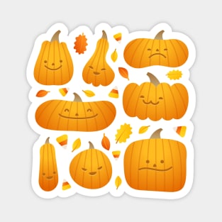 Funny Halloween Pumpkins Magnet