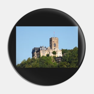 Lahnstein Castle, Lahnstein, Rhineland-Palatinate, Rhine, Middle Rhine, Castle Pin