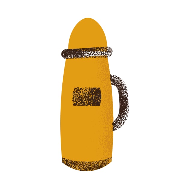 Pencil Graphic of a Thermos by jamesgreen