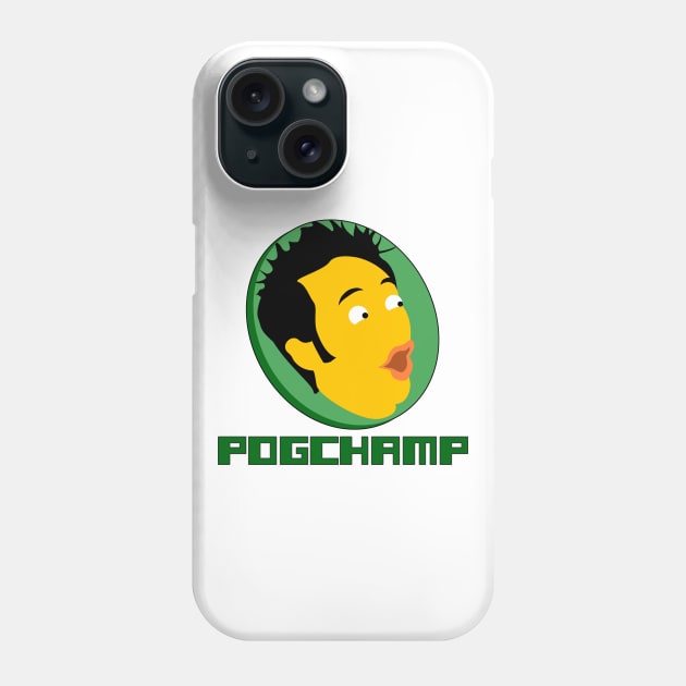 PogChamp! (for light-colored shirts) Phone Case by kruk