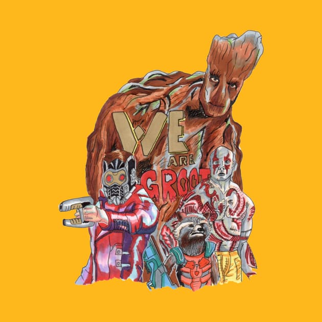 We Are Groot by Salty Pretzel