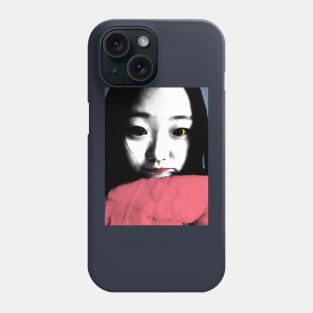 BEAUTIFUL FUNNY ASIAN GIRL POP ART COLOR Phone Case