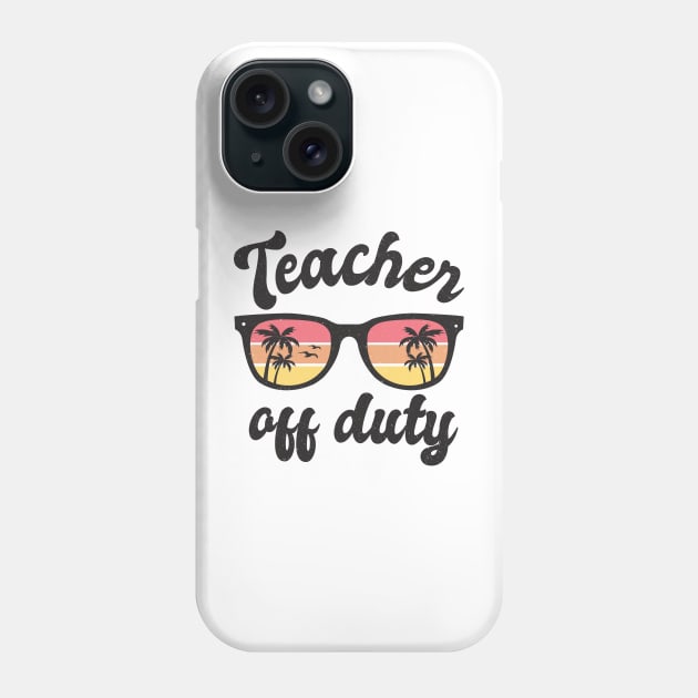 teacher off duty Phone Case by Folke Fan Cv