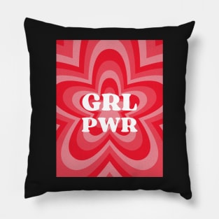 Punch Girl Power Stickers Pillow