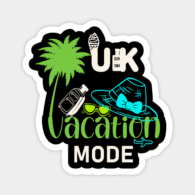 Vacation in UK Magnet by ArtDesignDE