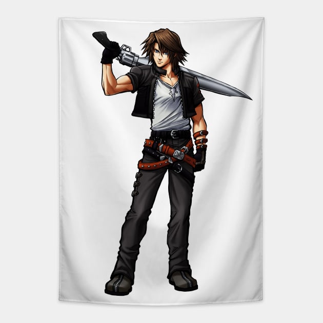 Squall KH version Tapestry by mcashe_art