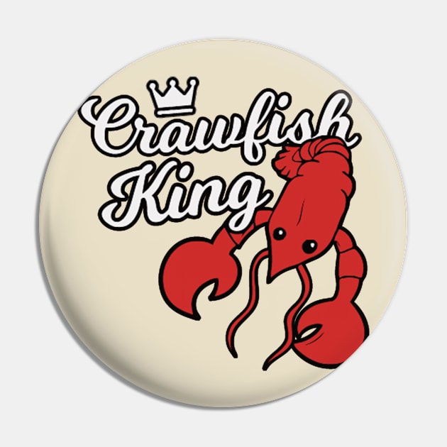 Crawfish Pin by LEMOUS TEES