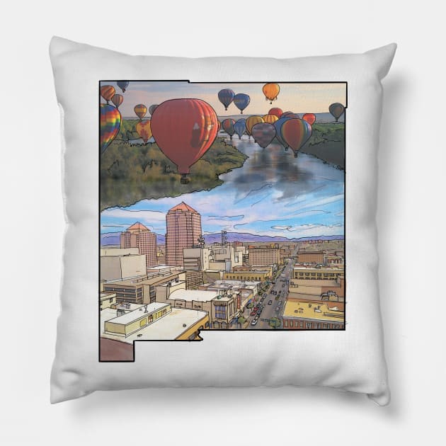 New Mexico Pillow by TwoBroads