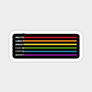 Lightsaber Rainbow Magnet