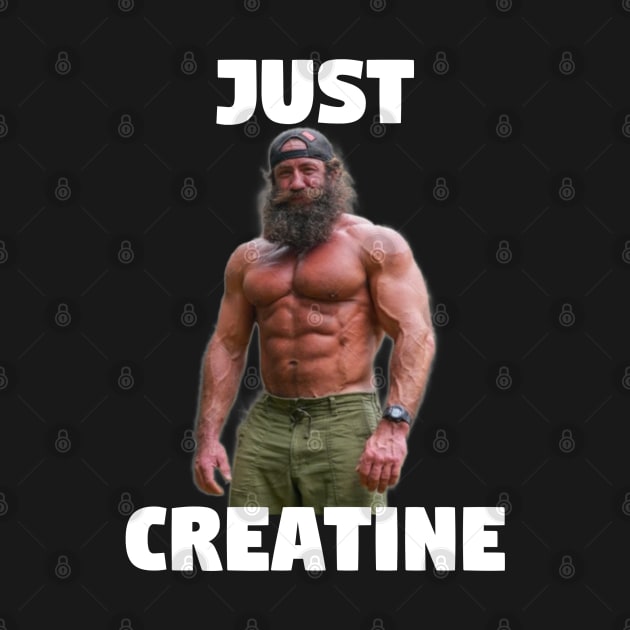Liver King "Just Creatine" Gym Meme by TheDesignStore