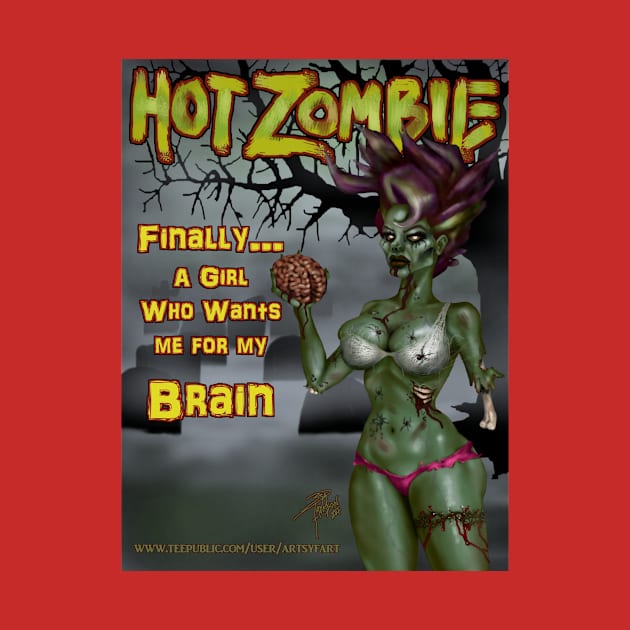 Hot Zombie by ArtsyFart