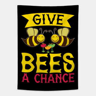 Give Bees A Chance Tapestry