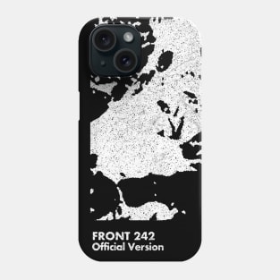 Front 242 / Official Version / Minimalist Graphic Artwork Design Phone Case