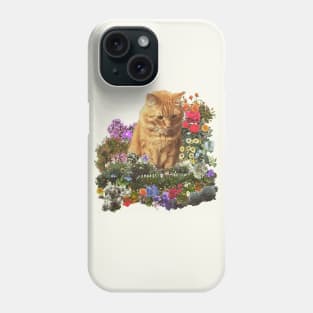 "and Alan was indeed a very, very large cat." Phone Case