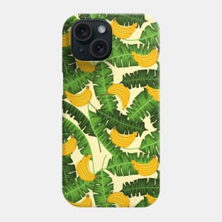 Bananas And Leaves Phone Case