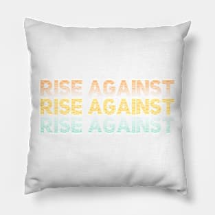 Distressed Vintage - Rise Against Pillow