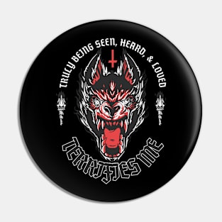 Being Loved Terrifies Me Self Aware Meme Obnoxious Metal Pin