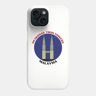 Malaysia's Petronas Twin Towers Phone Case