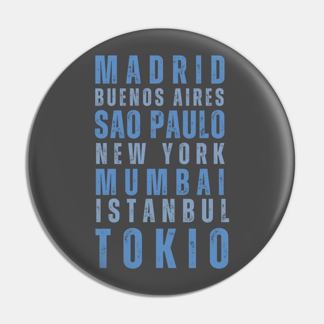 Cities of the world Pin by Studio468