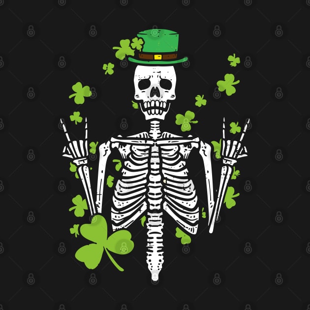 St Patricks Day Rocker Skeleton Saint Pattys by LEGO