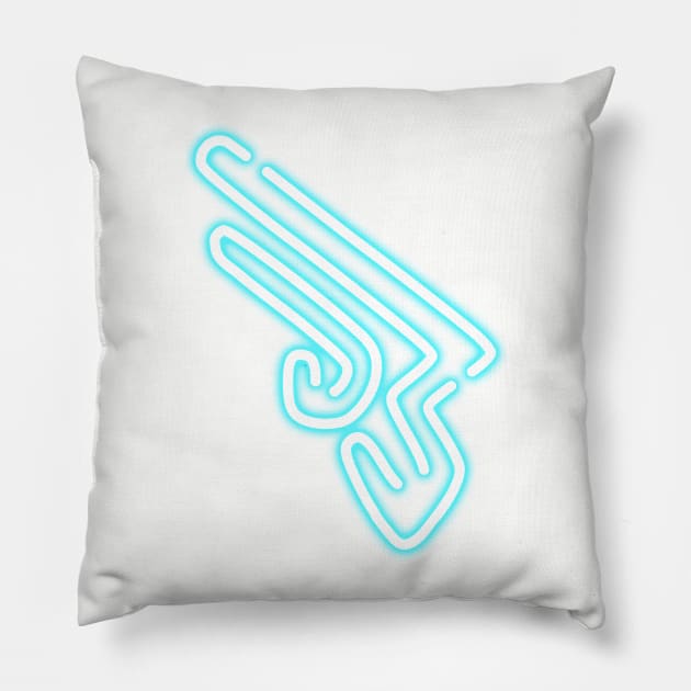 Final Fantasy XIV - Machinist Neon Pillow by Fadelias