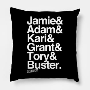 MythBusters Jamie adam kari grant tory buster Pillow