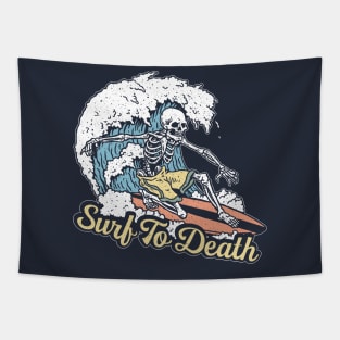 Surf To Death Tapestry