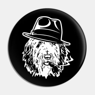 Old English Sheepdog Troublemaker Pin