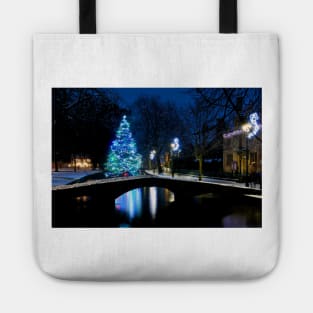 Bourton on the Water Christmas Tree Cotswolds Tote