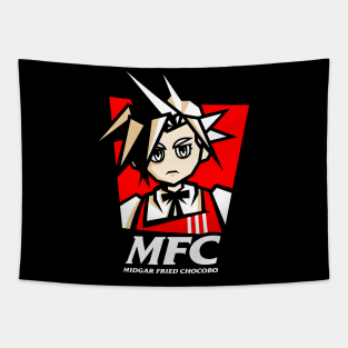 Midgar Fried Tapestry