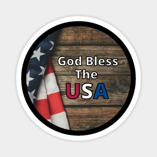 God Bless The USA Magnet