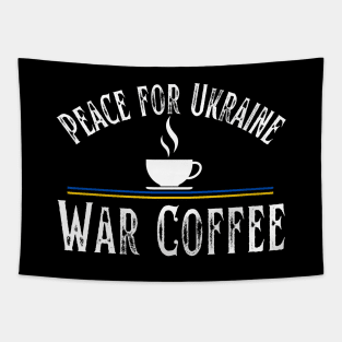 Peace for Ukraine War Coffee Tapestry