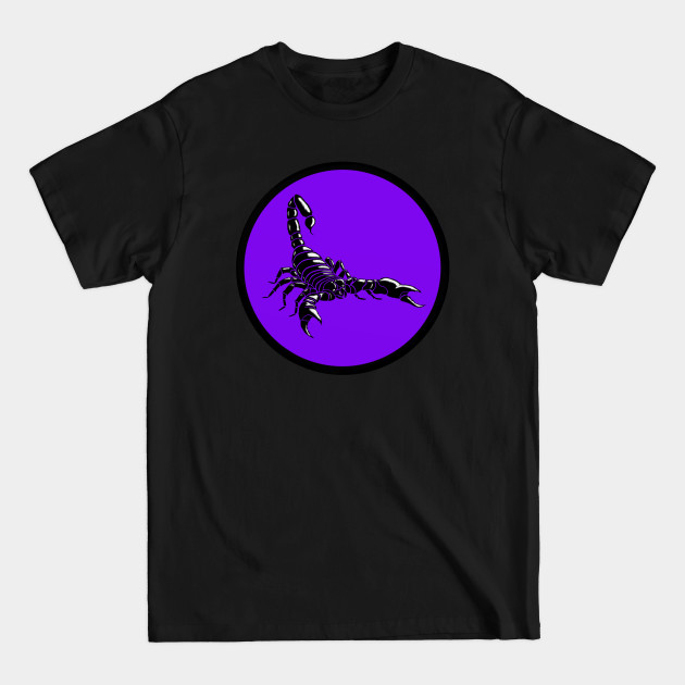 Disover Scorpion (purple circle) - Scorpion - T-Shirt