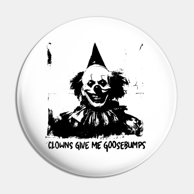 Creepy Clown Pin by RoughTraces