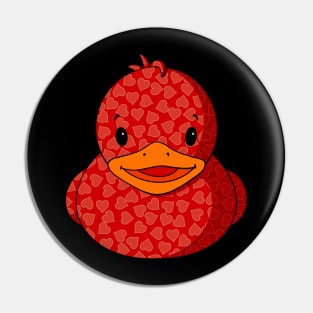 Valentine Rubber Duck Pin