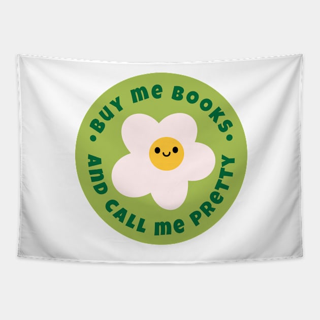 Buy me books and call me pretty Tapestry by medimidoodles