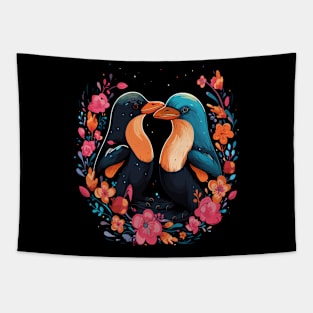 Platypus Couple Valentine Tapestry