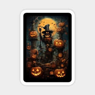 Helloween party night Magnet