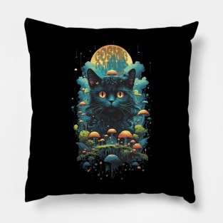 Cosmic Catnip Pillow