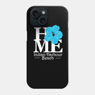 Indian Harbour Beach HOME Blue Hibiscus Phone Case