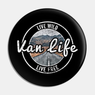 Van Life Retro Vintage Pin