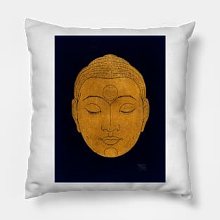 Head of the Buddha 1943 Reijer Stolk Pillow