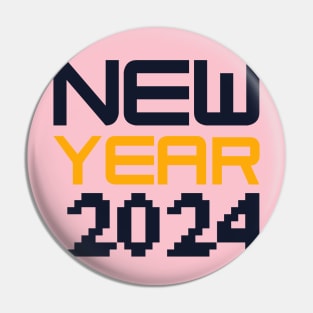 New Year 2024 Comic Apparel Pin