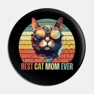 Best Cat Mom Ever Pin