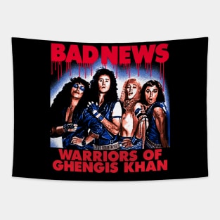 Bad News Warriors Of Ghengis Khan Tapestry