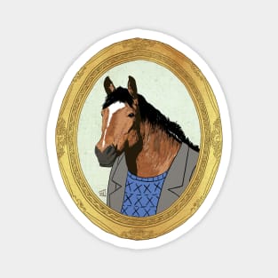 A Portrait Of The Horse As A Young Man Magnet