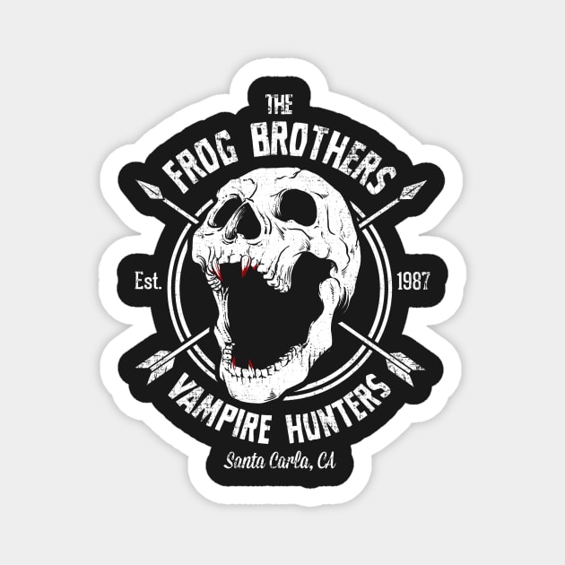 Frog Bros Vampire Hunters Magnet by TeeKetch