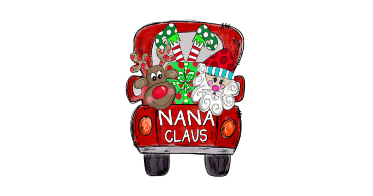 Christmas Truck Santa Claus Nana Claus - Christmas Truck Santa Claus ...